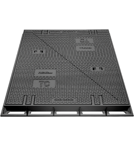 TELEF. Y TELECOM. APERT. TRIANGULAR D400 - TIPO H D400  88X88CM H10